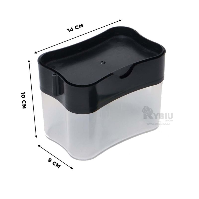 RYBIU IMPORT - Pack2 Expendedor Genial en Negro Y+Regalo Ligas para Peinar