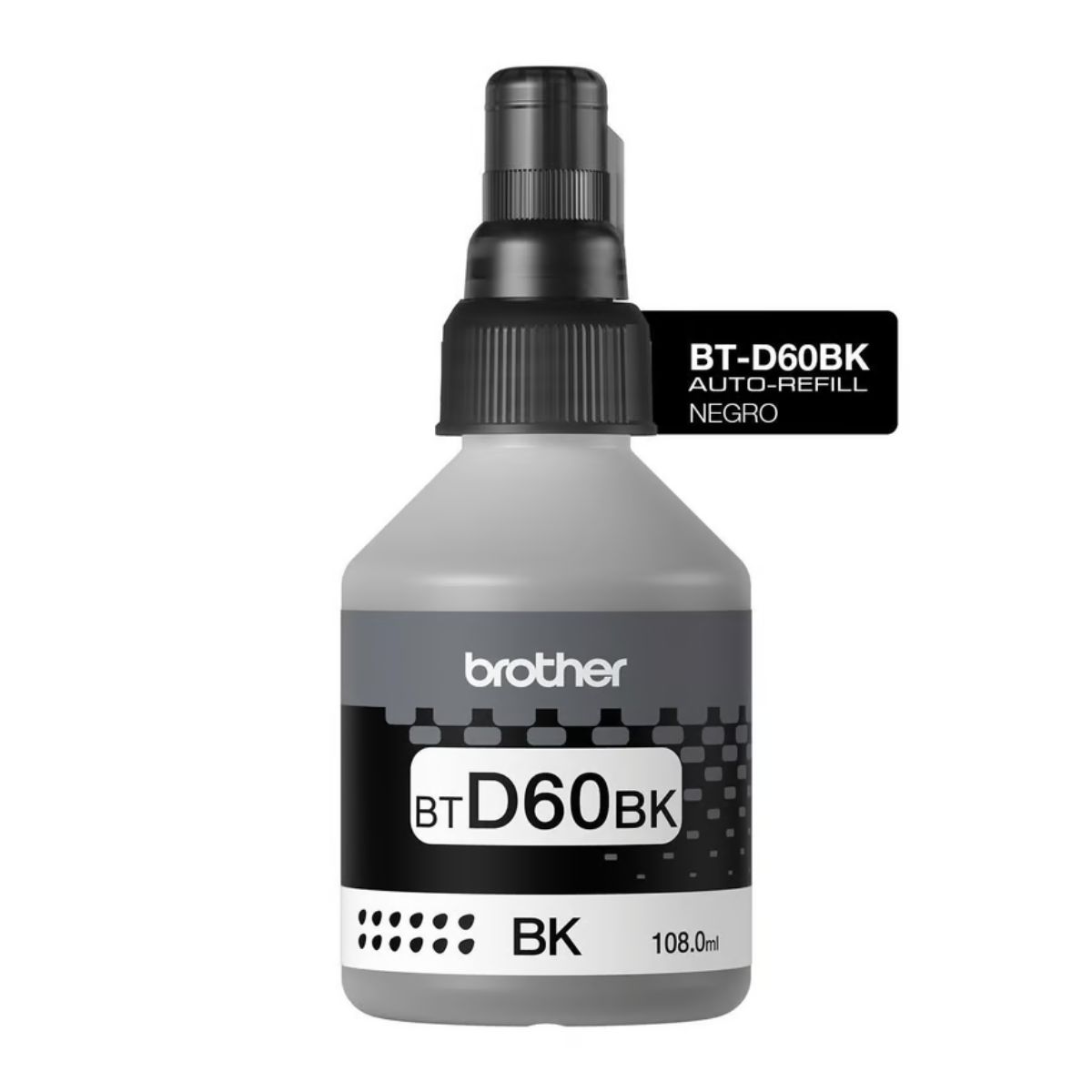 BROTHER - Tinta Brother BTD60BK NEGRO