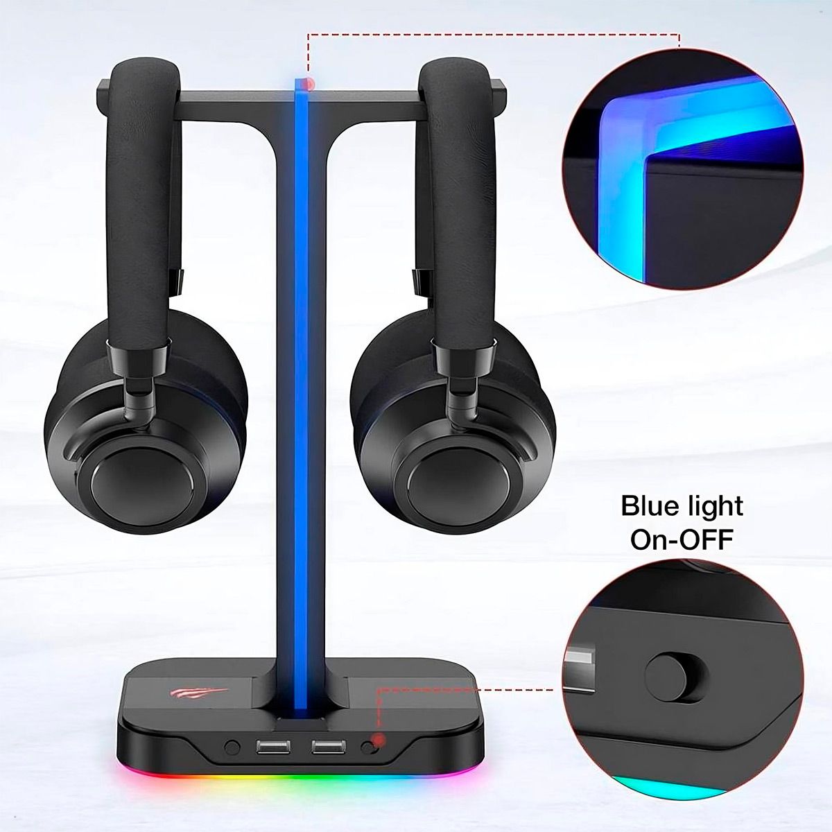 HAVIT - Soporte para Audifono HAVIT HVTH-TH650-BK Gaming