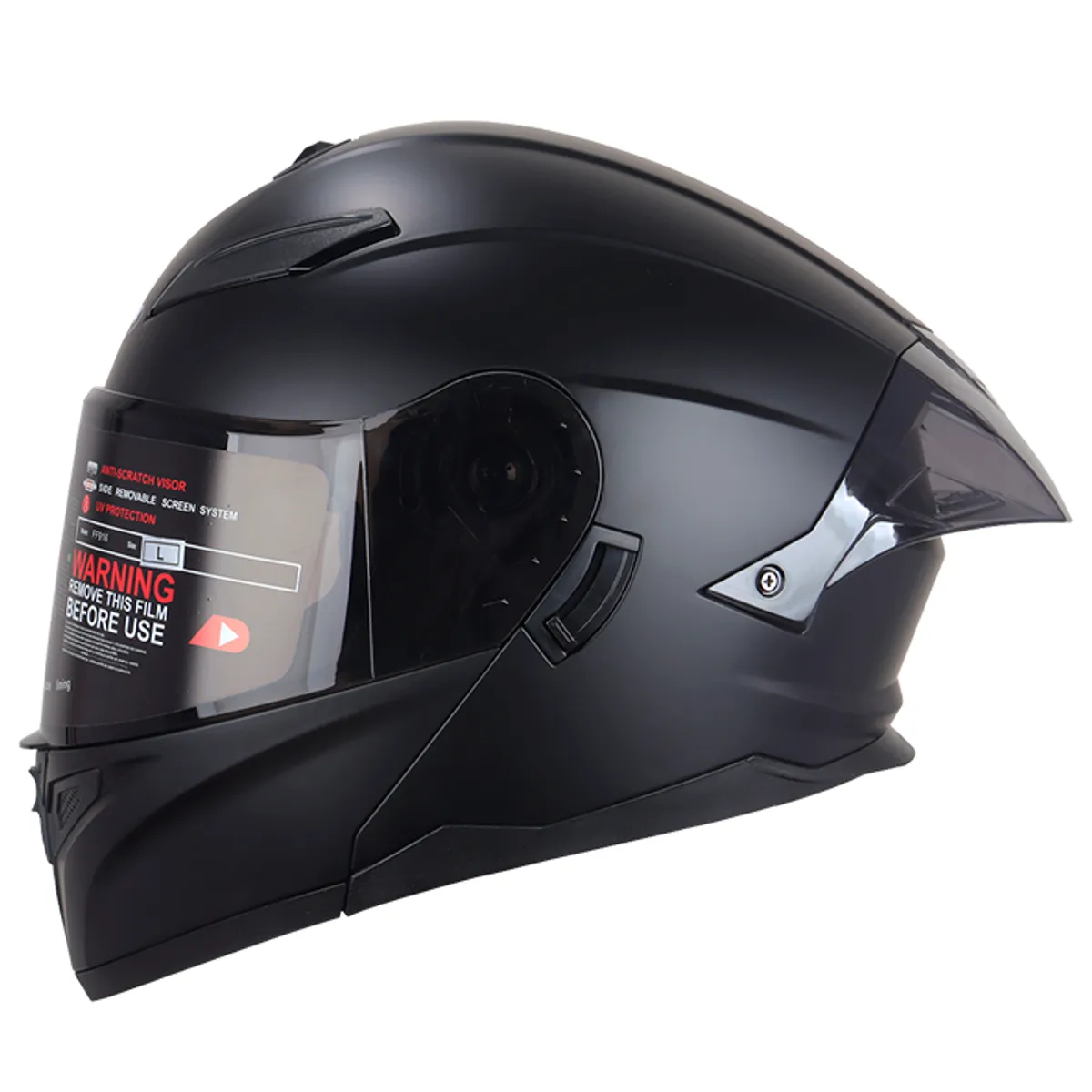 GENERICO - CASCO MOTO HOKEN HK3 NEGRO MATE TALLA ¨XL¨