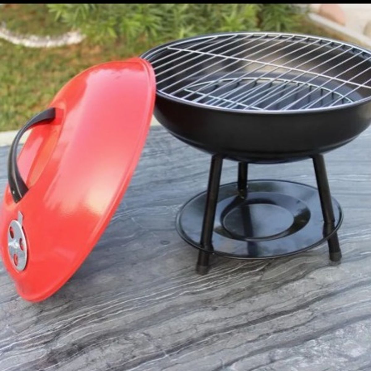 GENERICO - Parrilla a Carbón para Camping 37x90cm verano