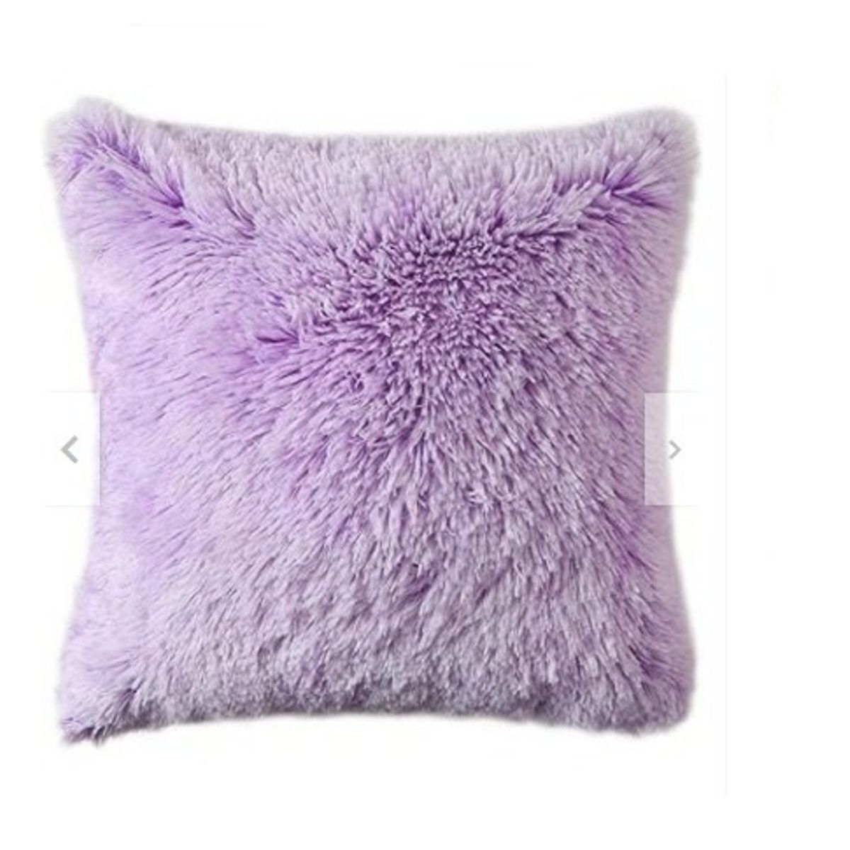 GENERICO - COJIN CUADRADO PELO LARGO 35X35 LILA