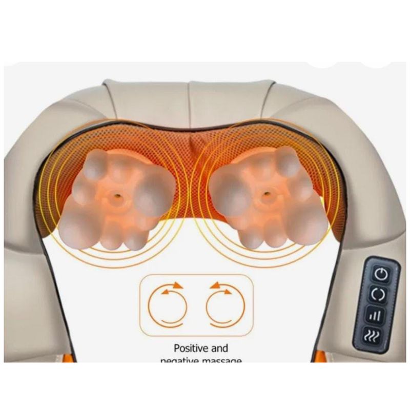 GENERICO - MASAJEADOR DE CUELLO Y ESPALDA CON CALEFACCIÓN