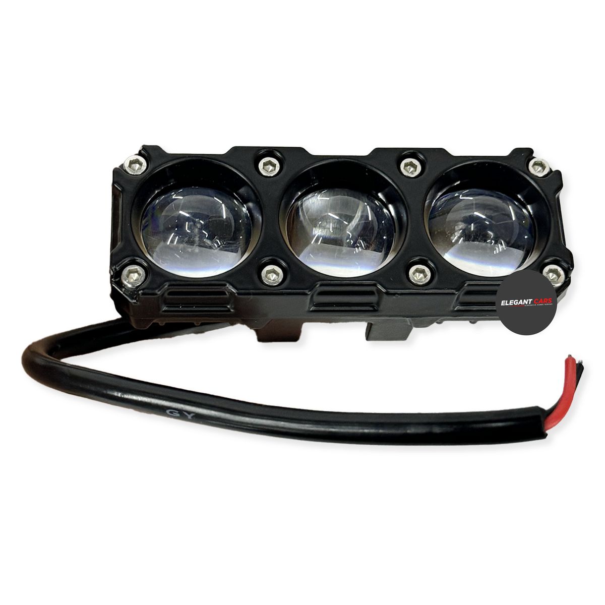 JETION - Faro led 3 Lupas Doble Color Auto Moto 1pcs