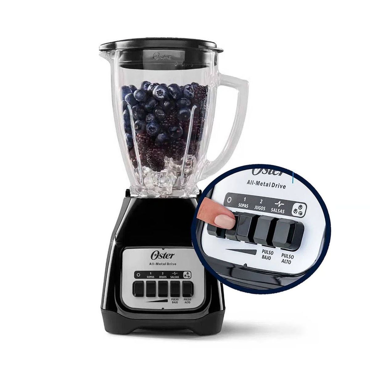 OSTER - Combo Oster Licuadora BLSTKAG-BPB 2 Vel +Olla Arrocera