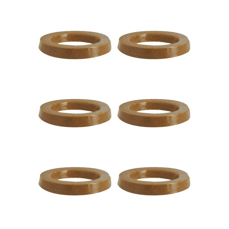 C AND A TOOLS - Kit 6 anillos de cera para inodoro sin guia