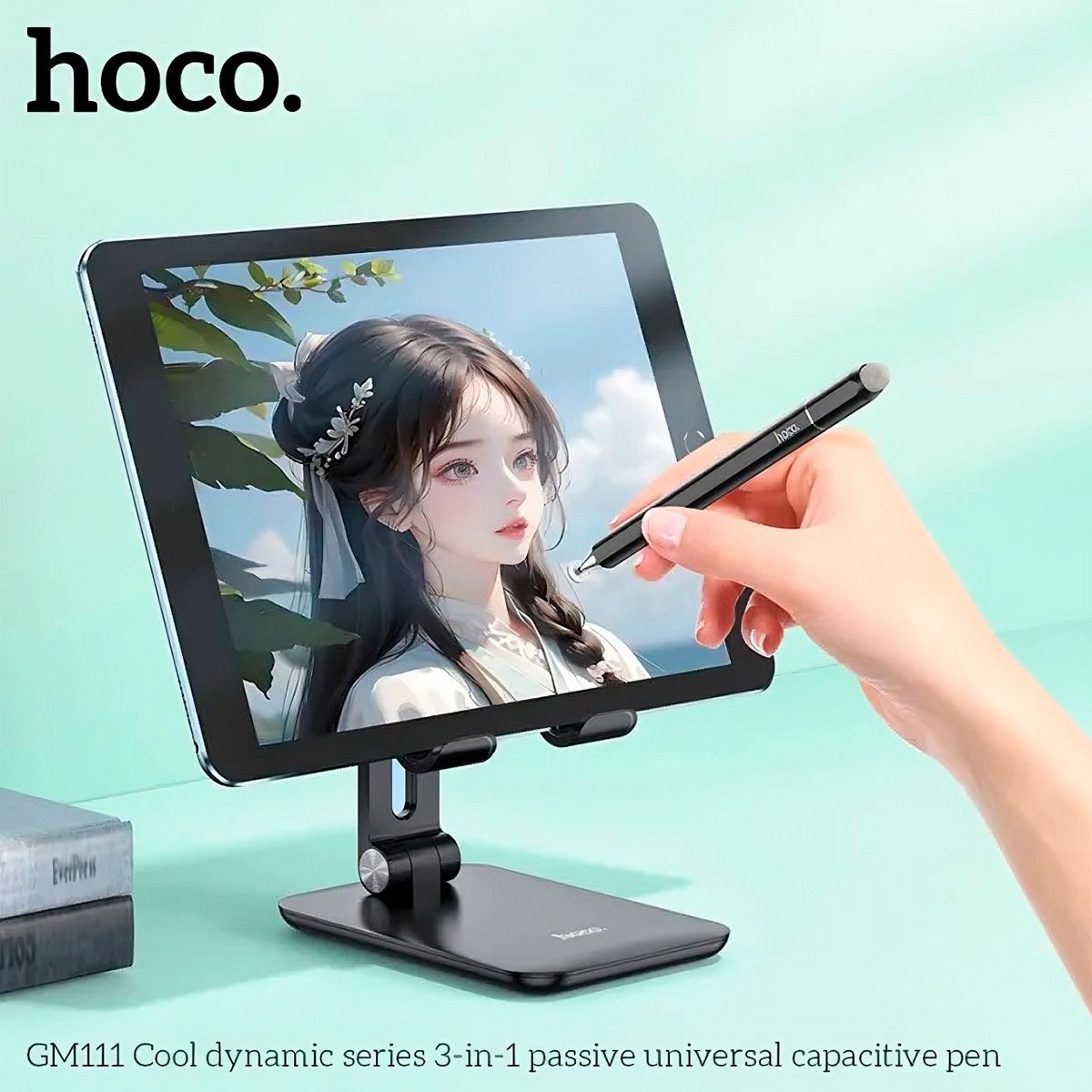 HOCO - Lápiz Digital Tactil Optico Pen Touch 3 en 1 Hoco GM111