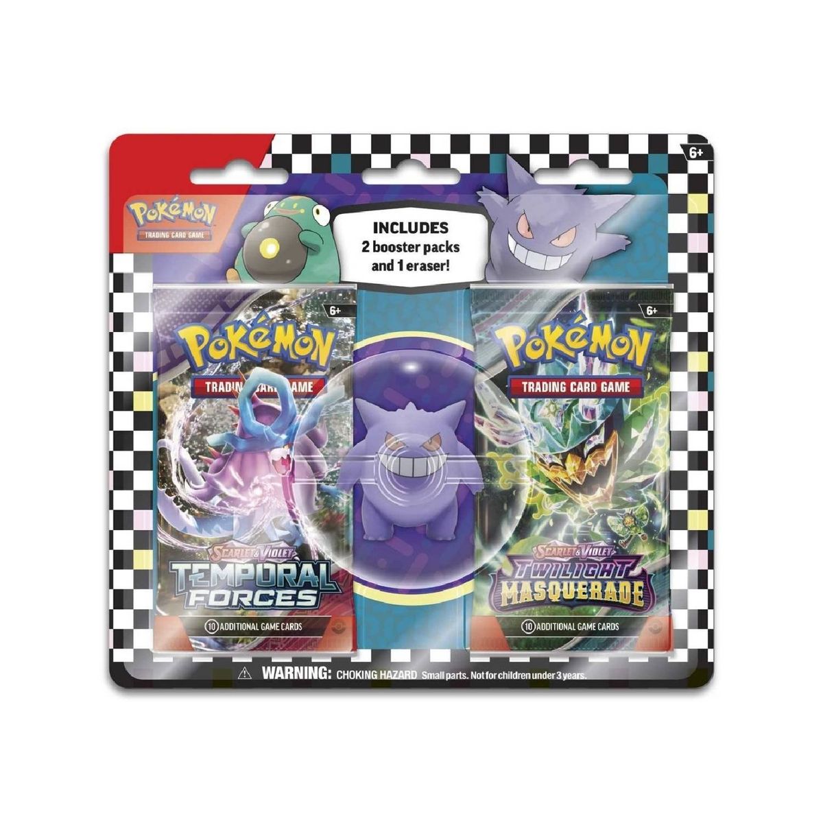 POKEMON - Pokemon TCG Eraser Blister Gengar Ingles