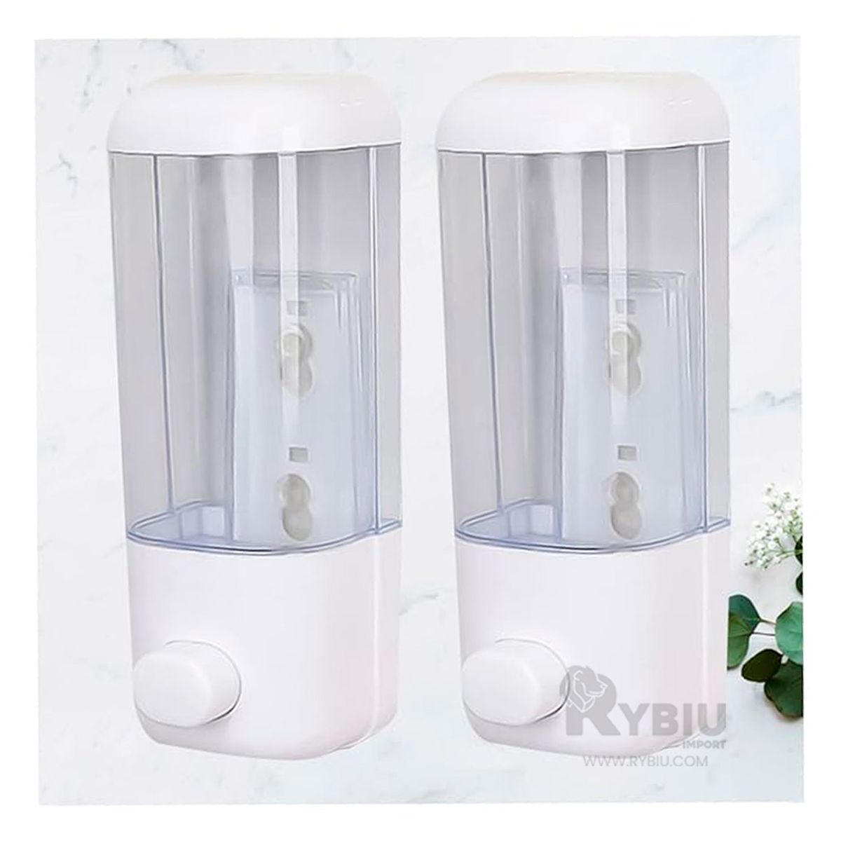 GENERICO - Pack2 Dispensador para Quimicos en Blanco Y+Regalo Agendita