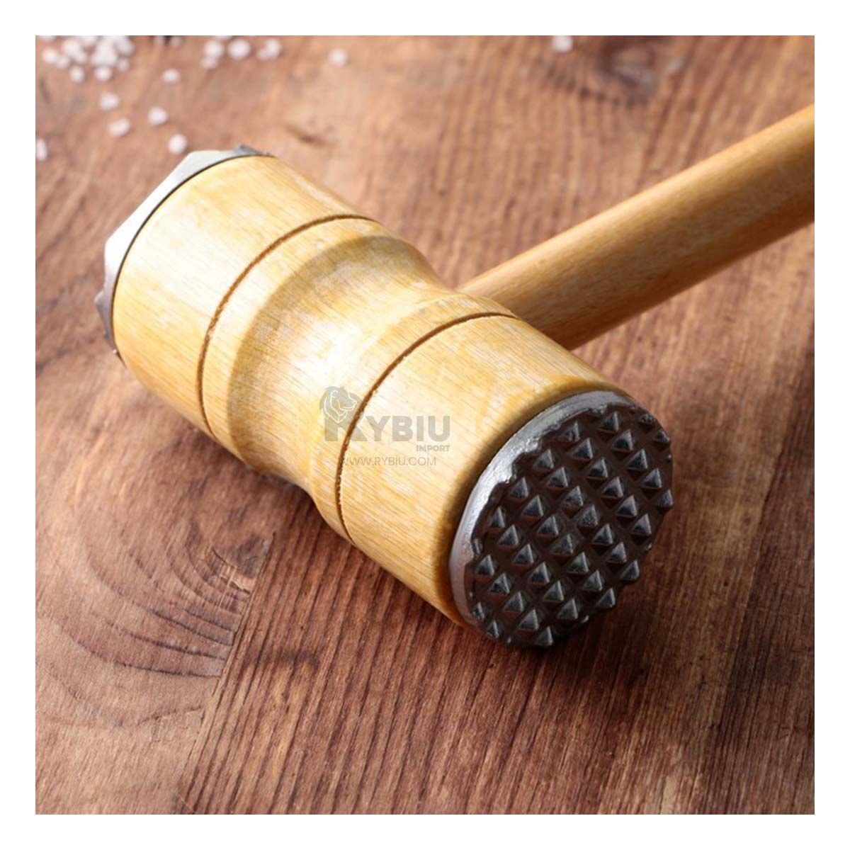 GENERICO - Martillo Sencillo para Carne Multifuncional de Madera