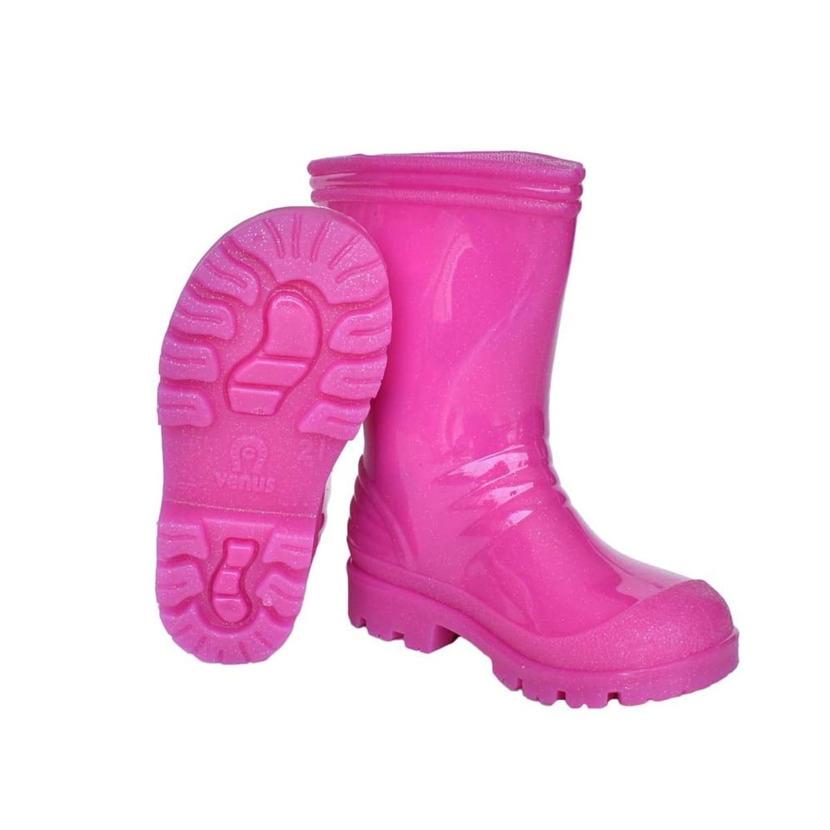 GENERICO - BOTAS DE LLUVIA MODELO CUTE BOOTS FUCSIA TALLAS 27 A 31