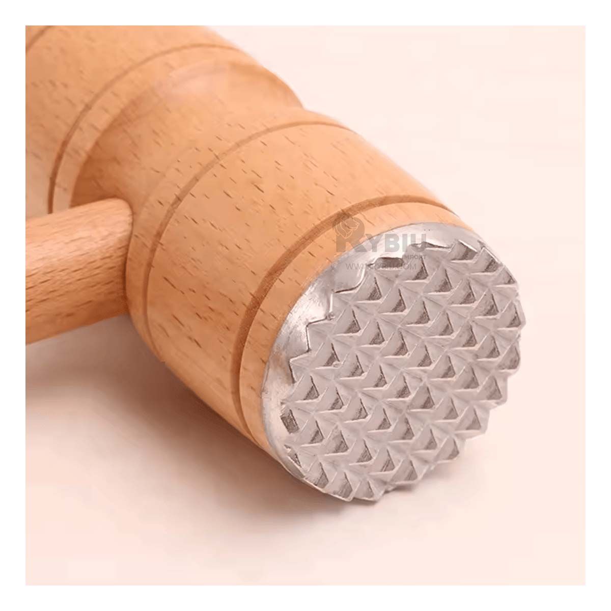 RYBIU IMPORT - Mazo para Lomos de Carne de Madera Y+Regalo Agendita