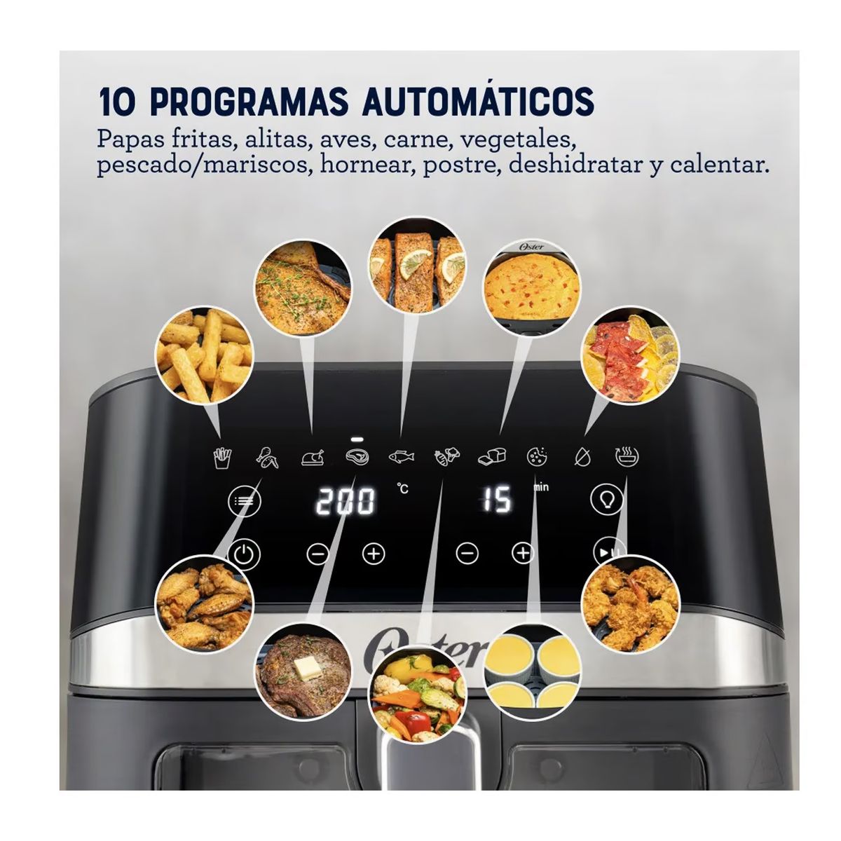 OSTER - Freidora de Aire Digital Oster DiamondForce 6 Lts CKSTAF60WDDF