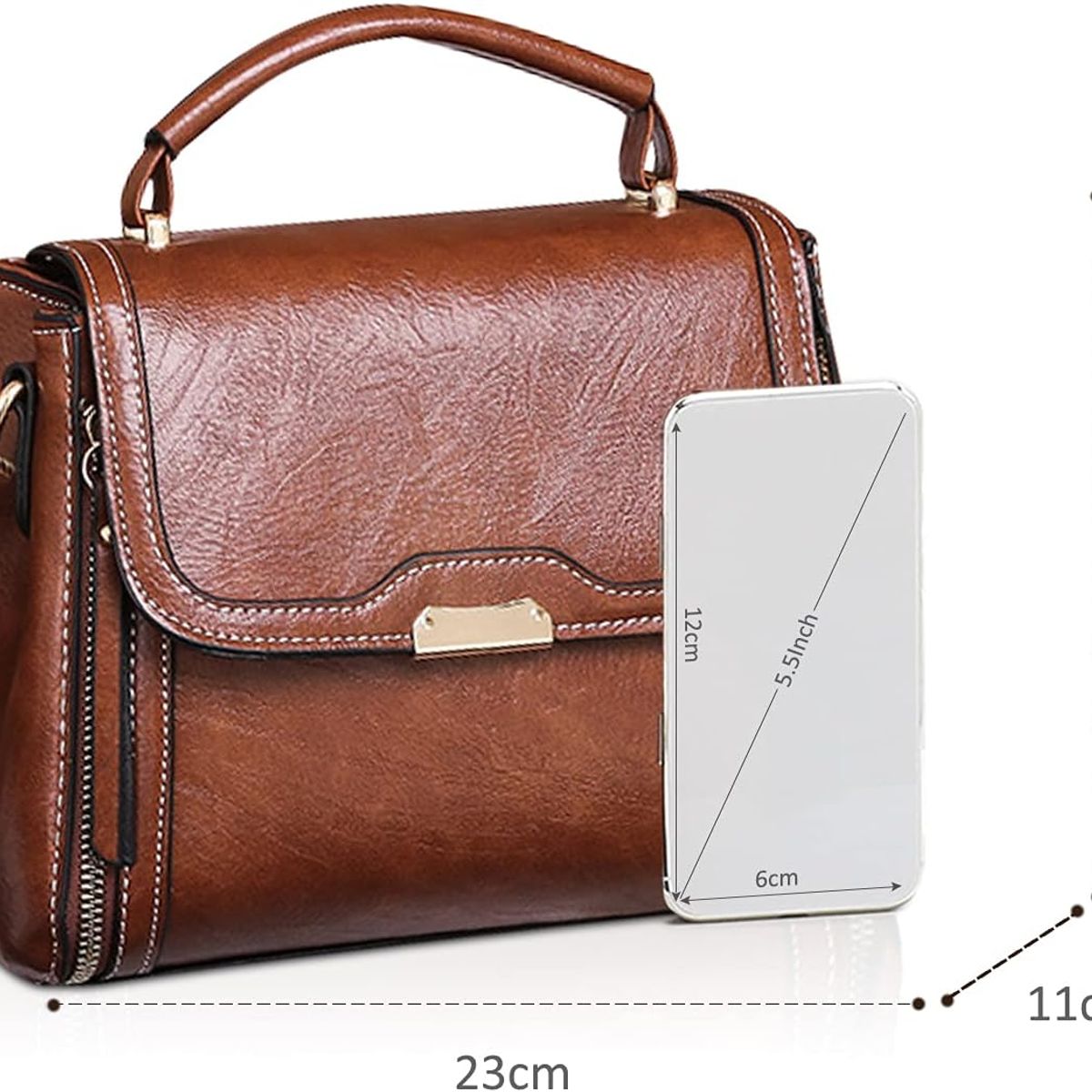 GENERICO - Makeway - Bolso Bandolera Casual para Mujer