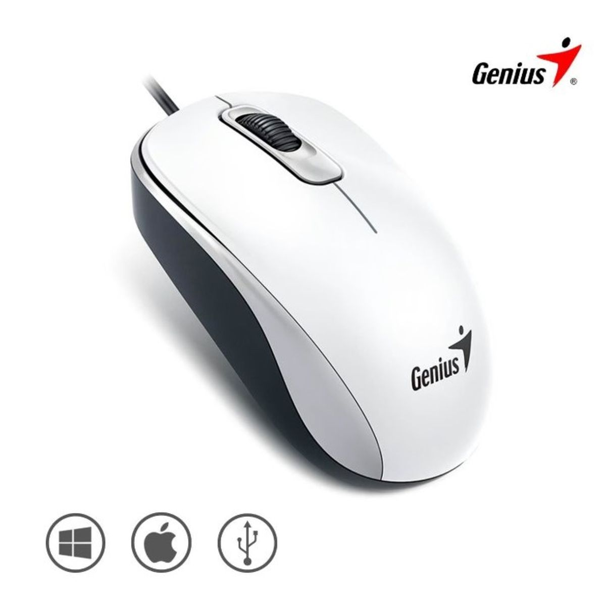 GENIUS - Mouse Genius Dx-110 Blanco