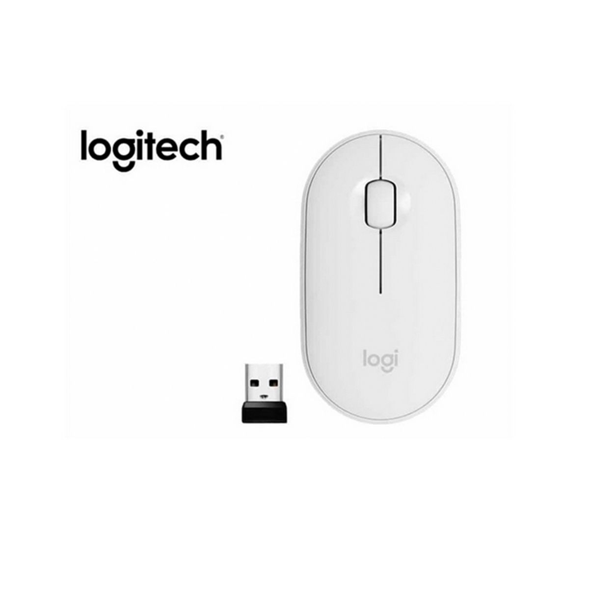 LOGITECH - Mouse Logitech Pebble M350 Bluetooth Blanco
