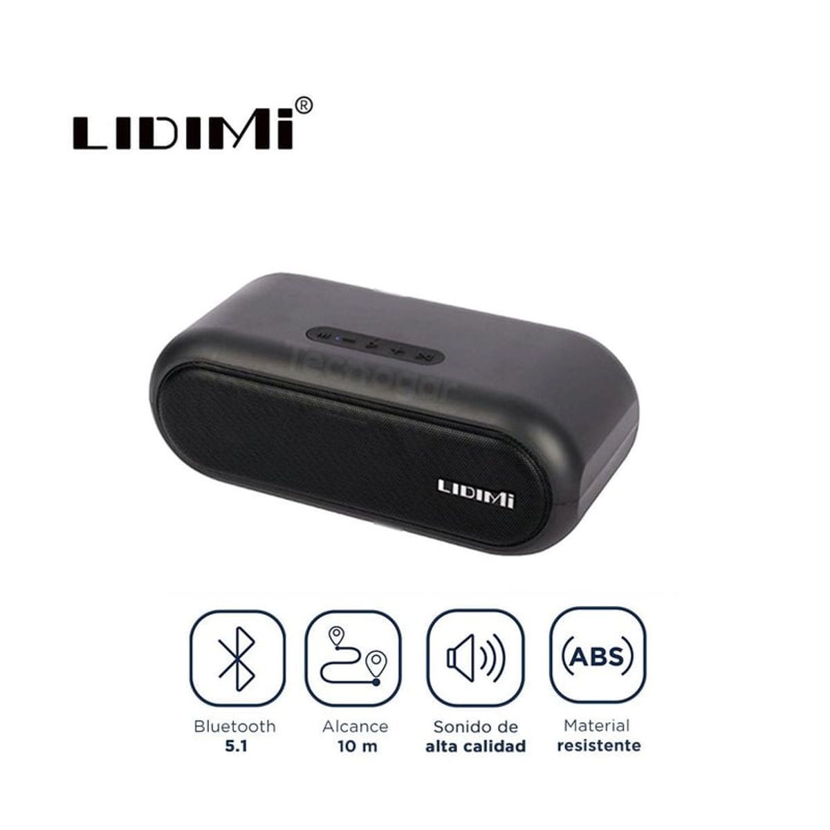 LIDIMI - Parlante Lidimi LD-S004AC Bluetooth Recargable y a Corriente Directa