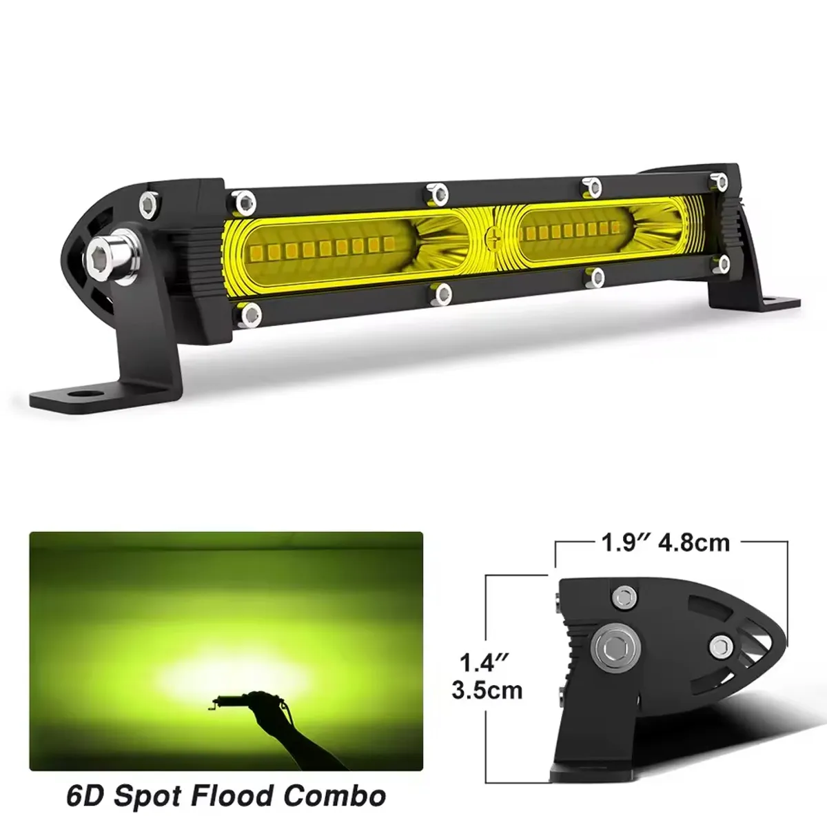 GENERICO - Barra de luz Led Ultra delgada
