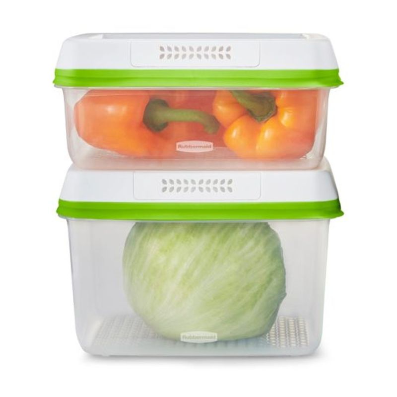 RUBBERMAID - 2 Contenedores para Frutas o Verduras Rubbermaid 2114820