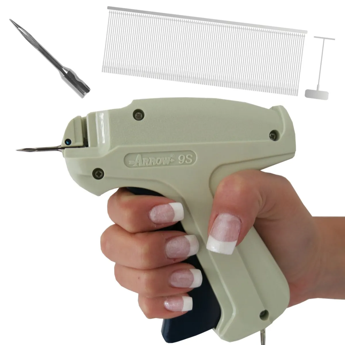 ARROW - Pack Pistola Etiquetadora Textil + Sujetadores 75mm+5 Agujas