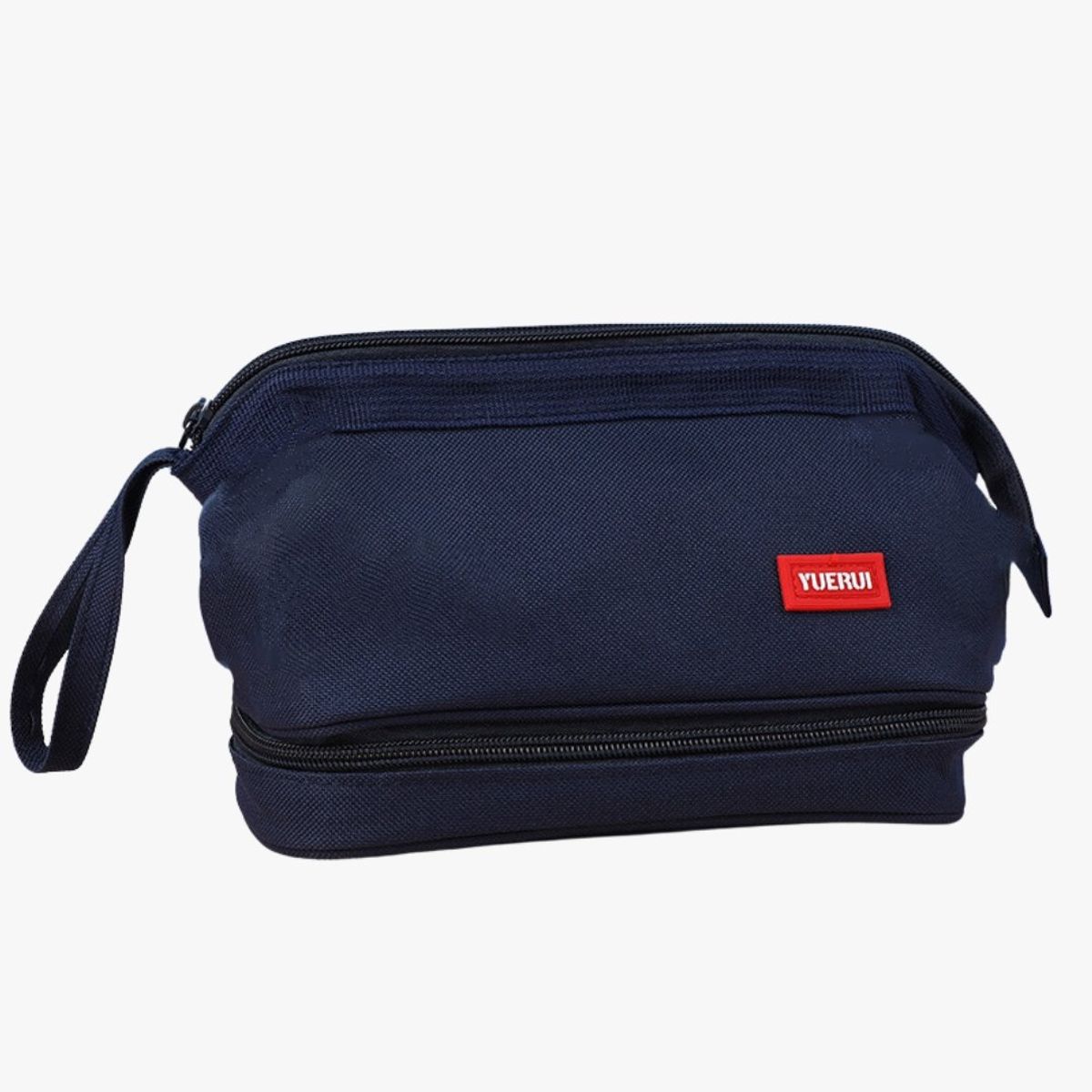 GENERICO - Cartuchera portalápices de 2 niveles - Azul