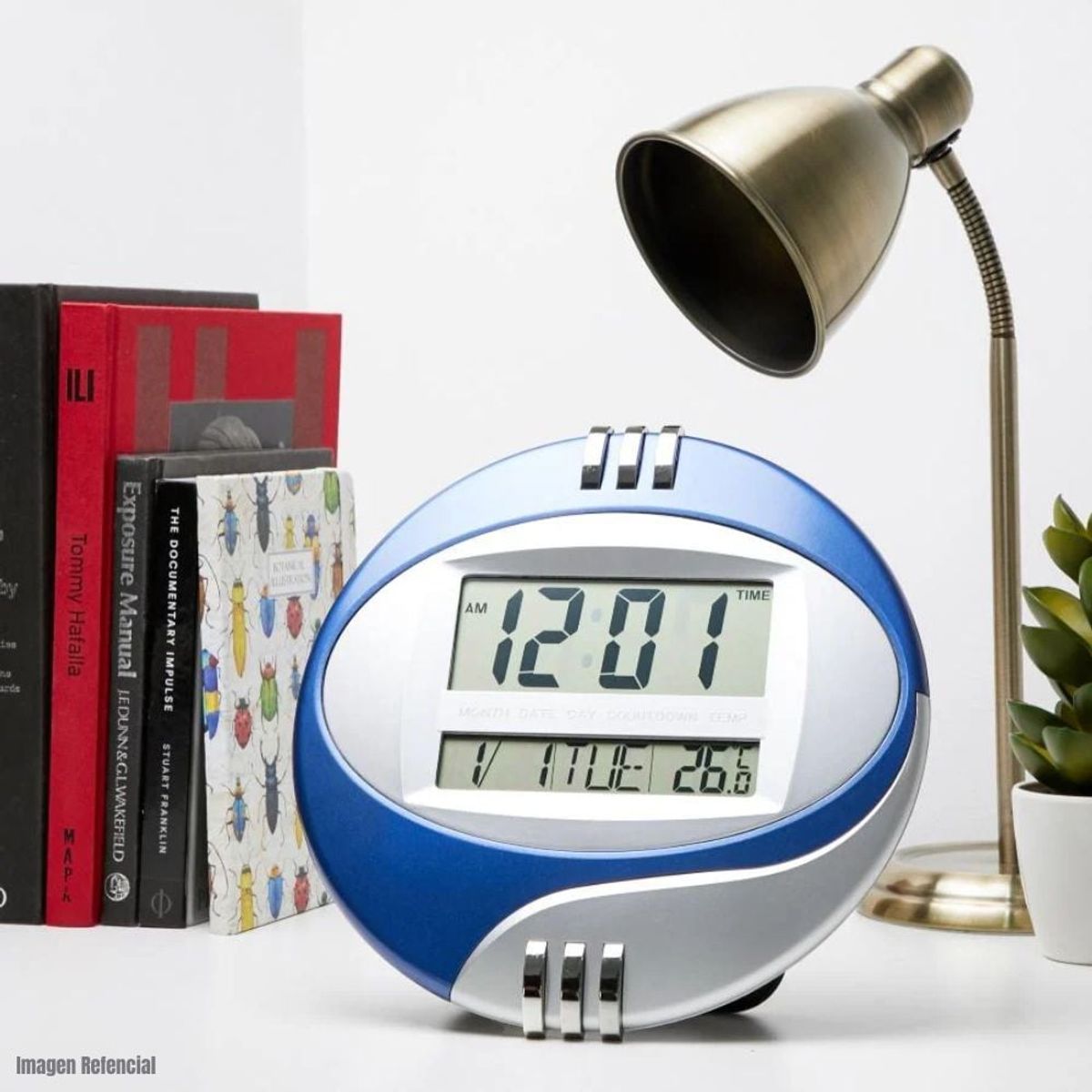 GENERICO - Reloj Circular Digital de Pared