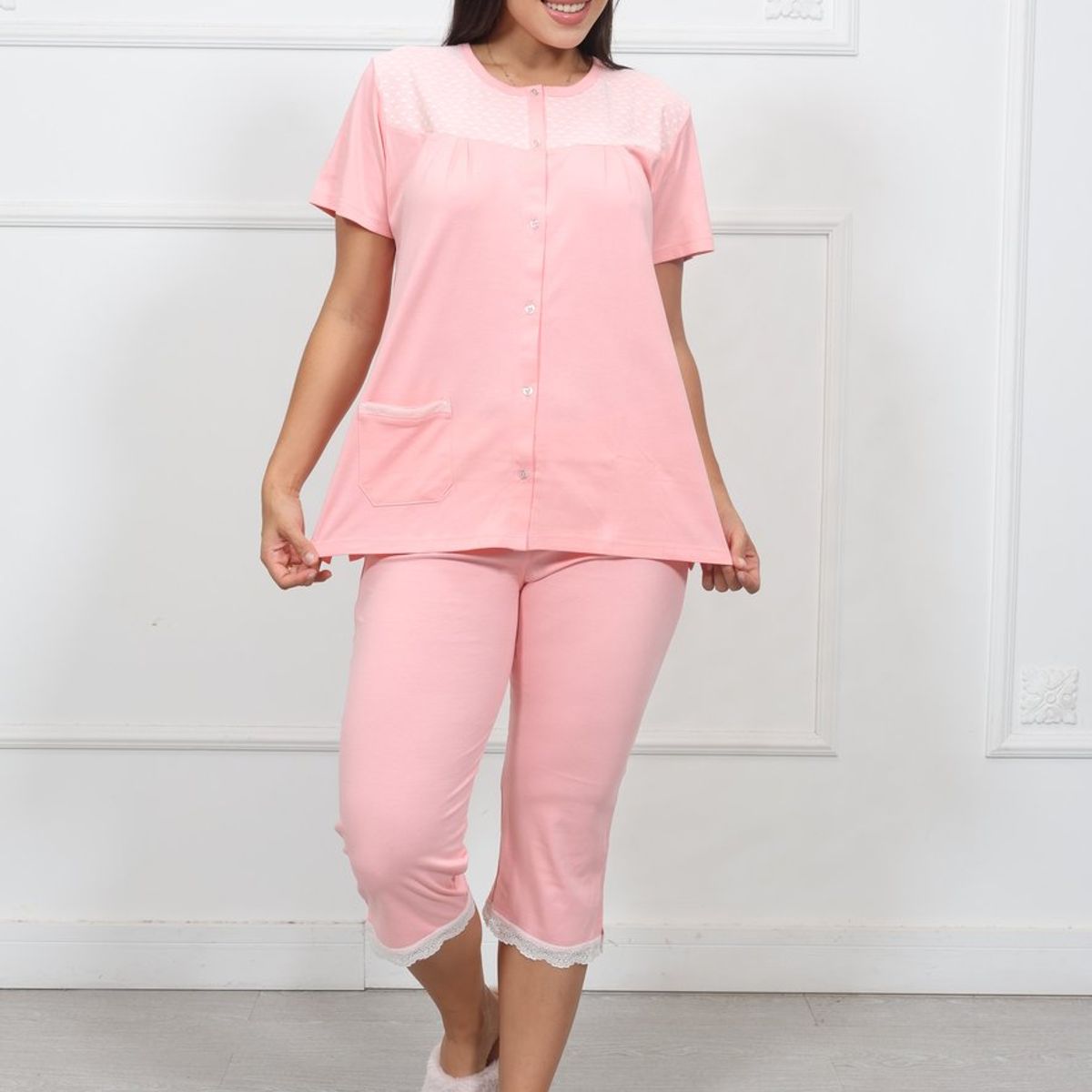 KYM MULTIUSOS - Pijama Algodón Mujer