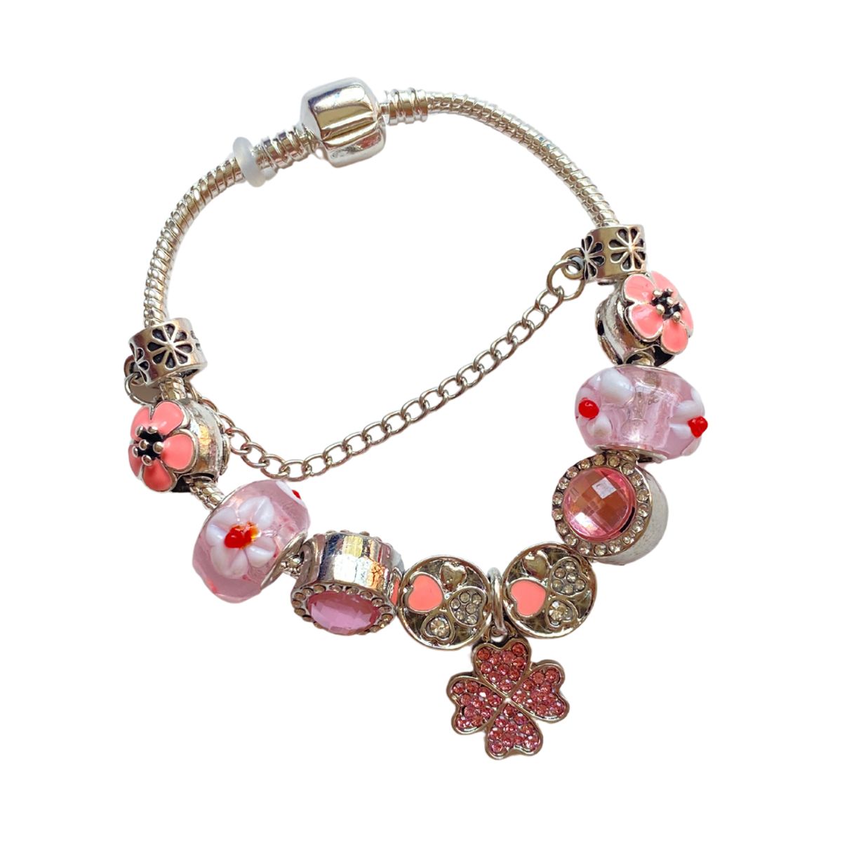 KAST PE - Pulsera mujer con Charms Sentia Rosa - 19cm