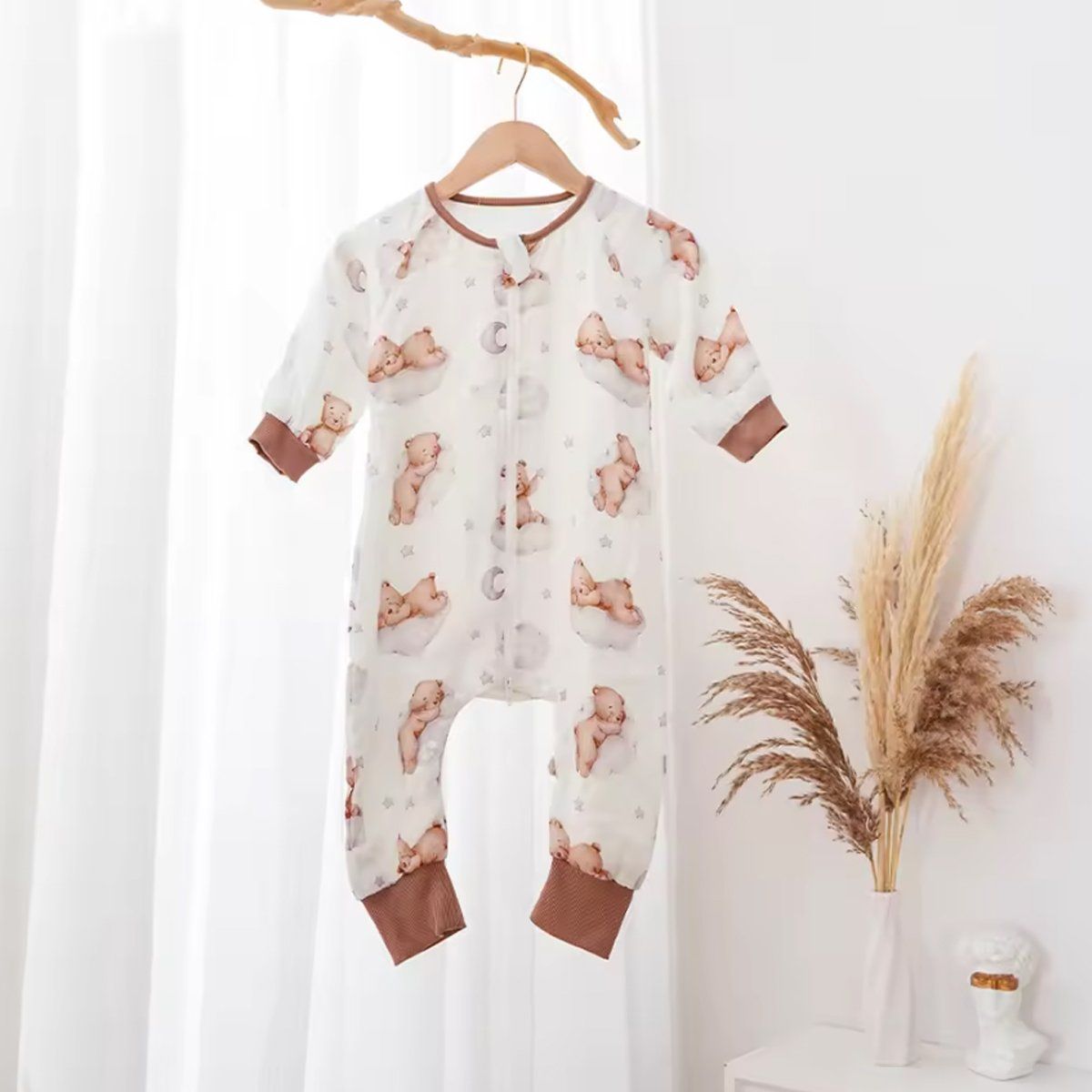 GENERICO - Pijama Saco de Dormir Muselina Talla S (9 a 18 meses)