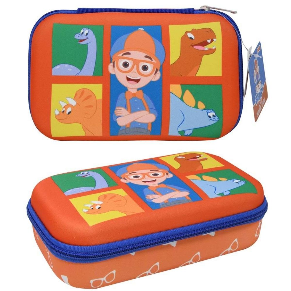 GENERICO - Cartuchera Blippi tapa dura licenciado