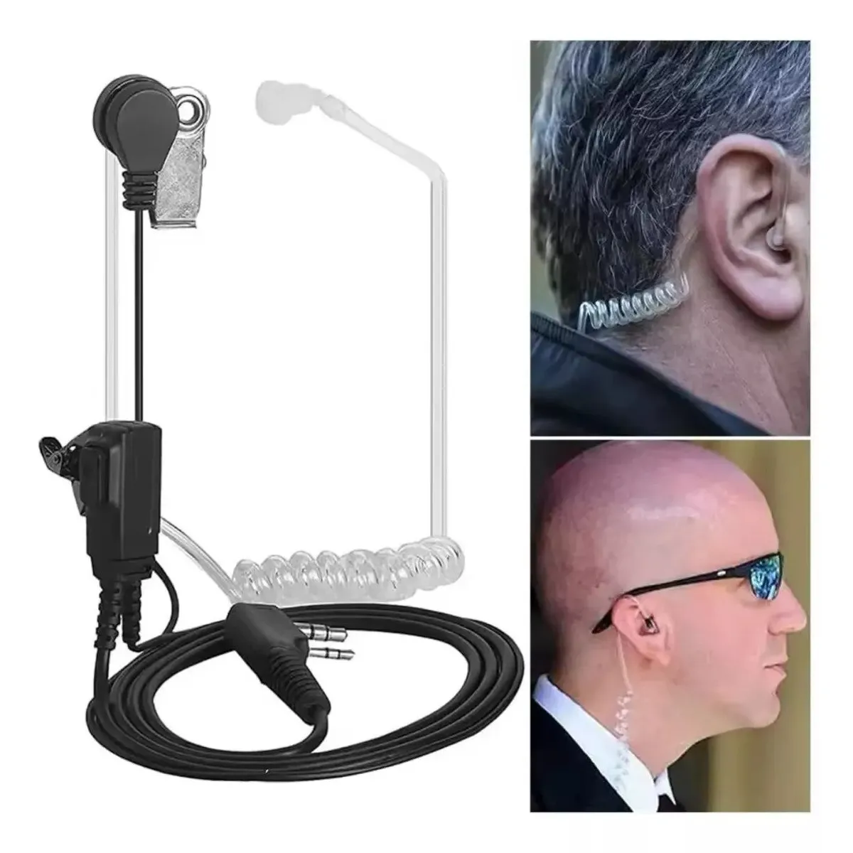 OEM - Audifono Tactico Microfono PPT Seguridad Radio Walkie Talkie