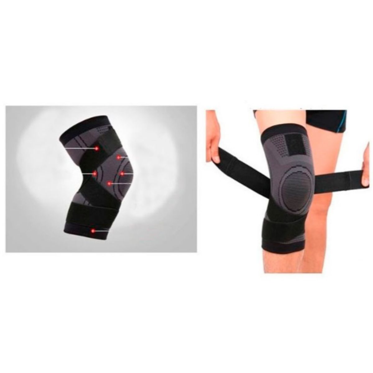 GENERICO - RODILLERAS DE COMPRESION DEPORTIVAS