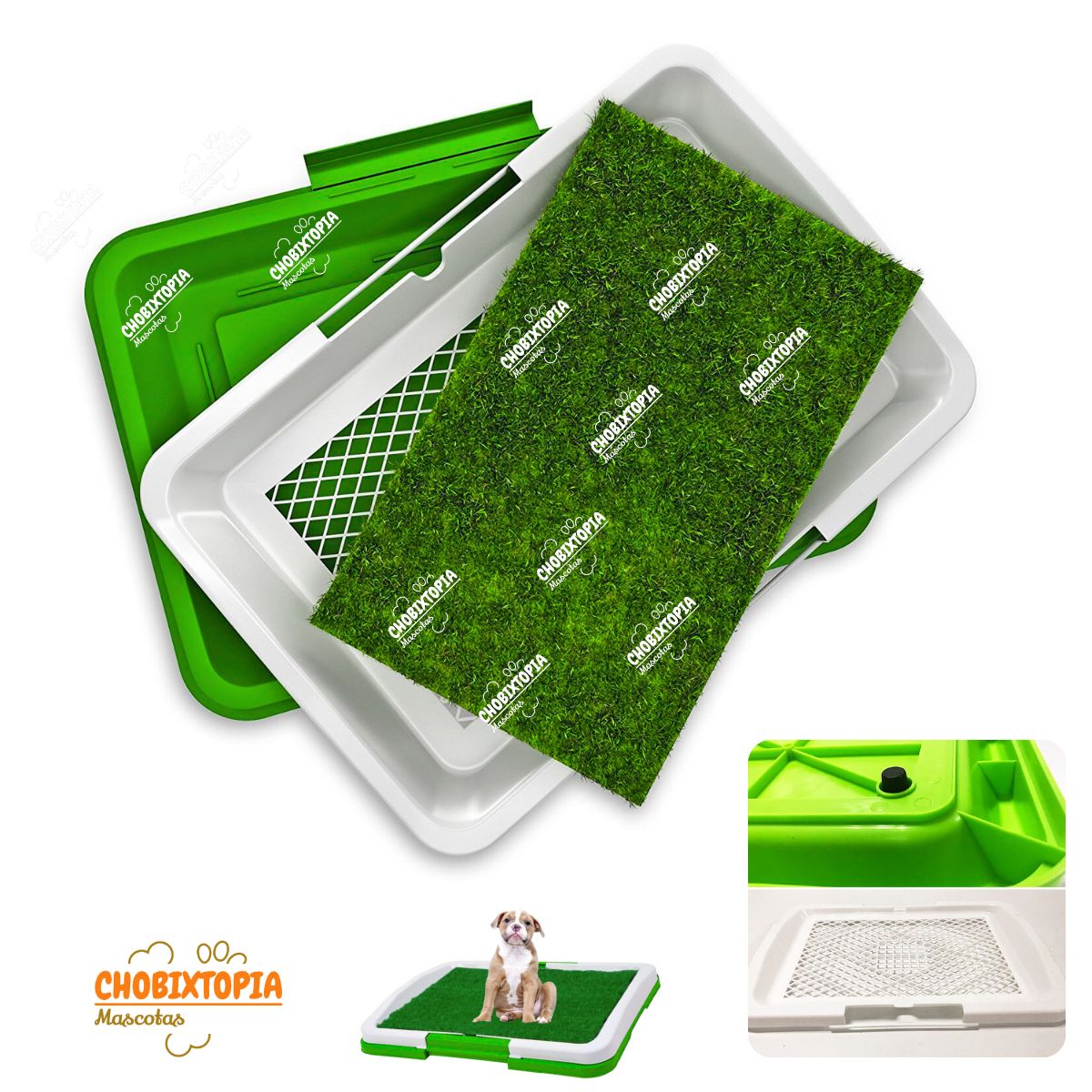BAÑO PORTATIL ECOLOGICO  VERDE CON GRAS CHICO SIN BANDEJA, marca GENERICO - Foto 2