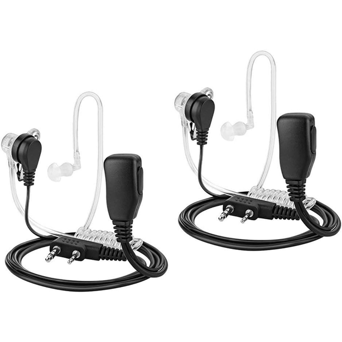 OEM - 02 x Audifono Auricular Tactico Radio Walkie Talkie Auricular PPT
