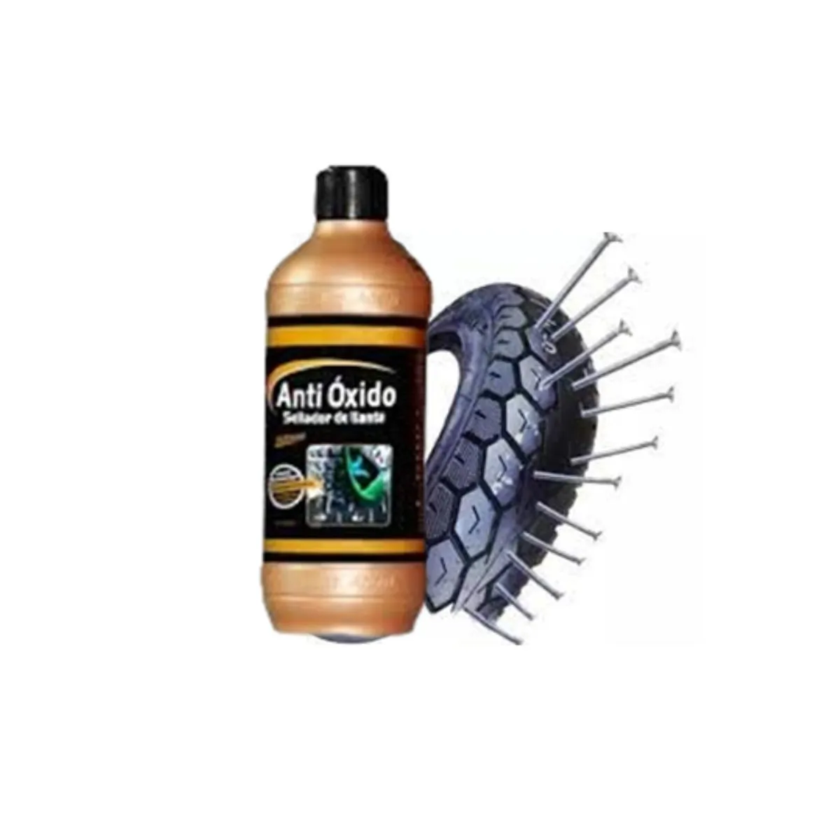 GENERICO - EL LÍQUIDO SELLANTAR PARA PINCHAZOS DE MOTOCICLETA