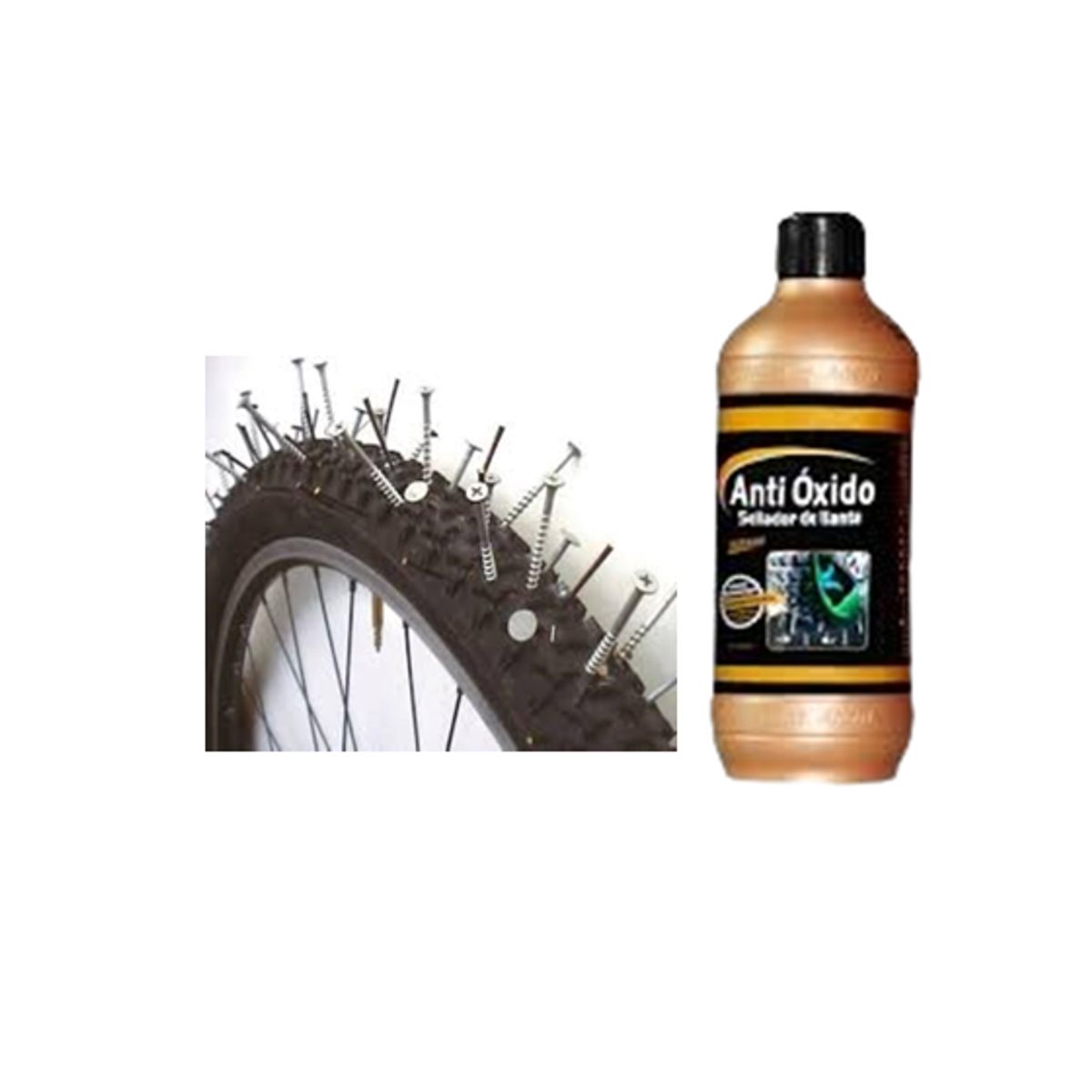 GENERICO - Cámara Aro 27.5 para Bicicleta con Líquido Antipinchazos