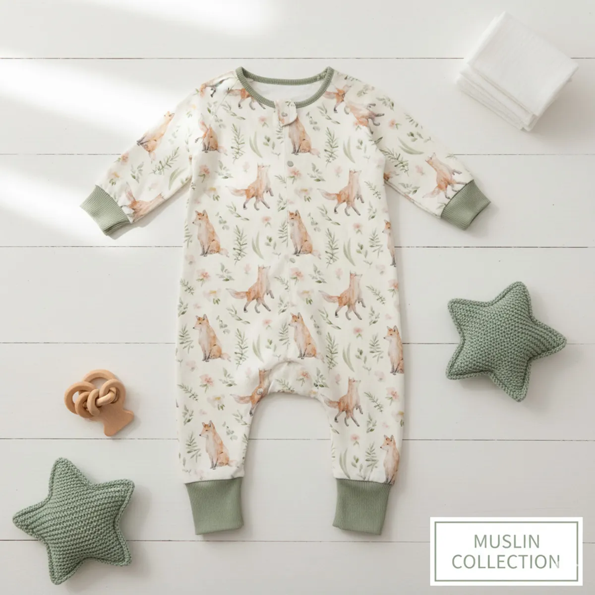 GENERICO - Pijama Infantil Muselina L