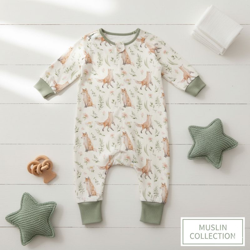 GENERICO - Pijama Infantil Muselina L