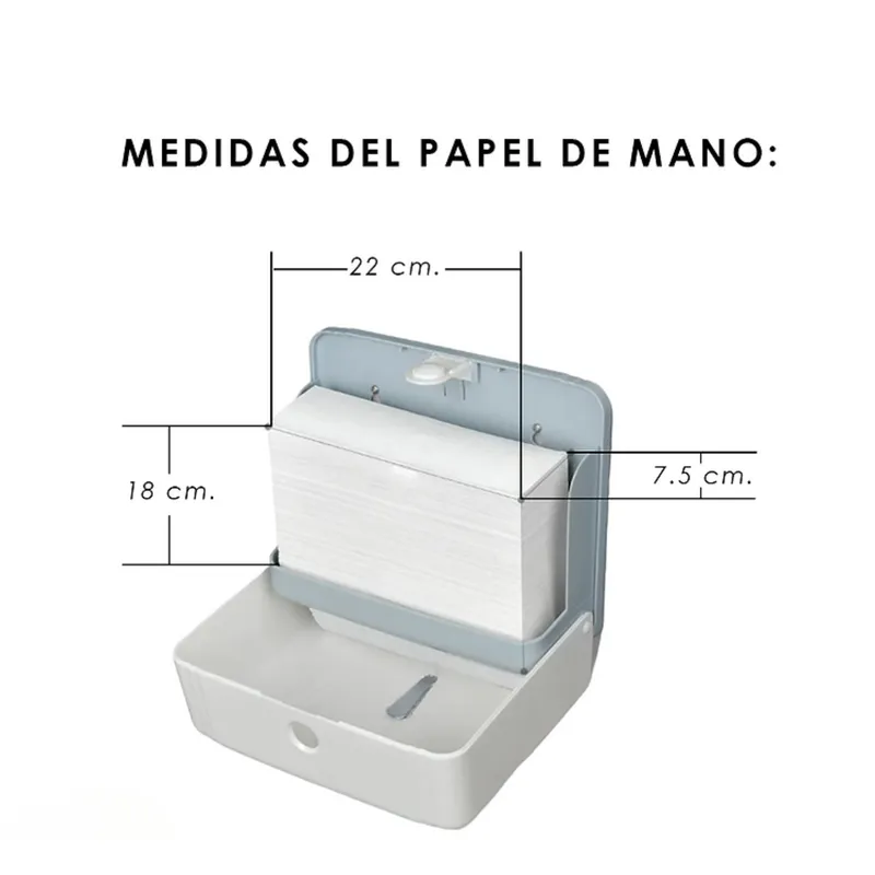 GENERICO - Dispensador para Papel Interfoliado ADB6215 Plástico ABS