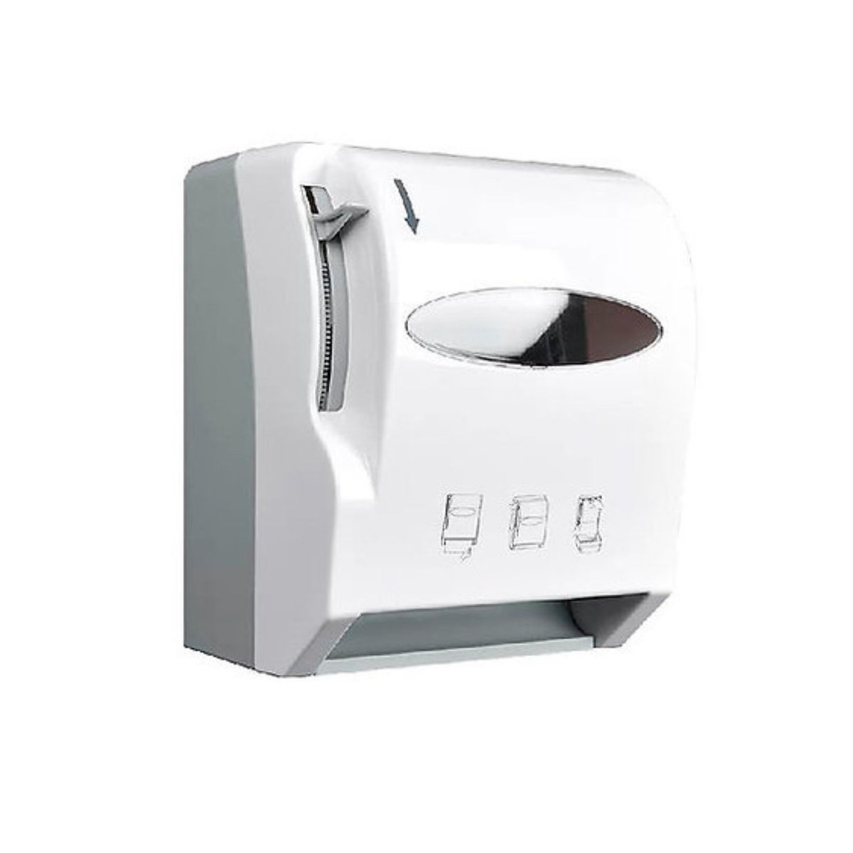 GENERICO - Dispensador Manual de Papel Toalla ADB6277 Plástico ABS