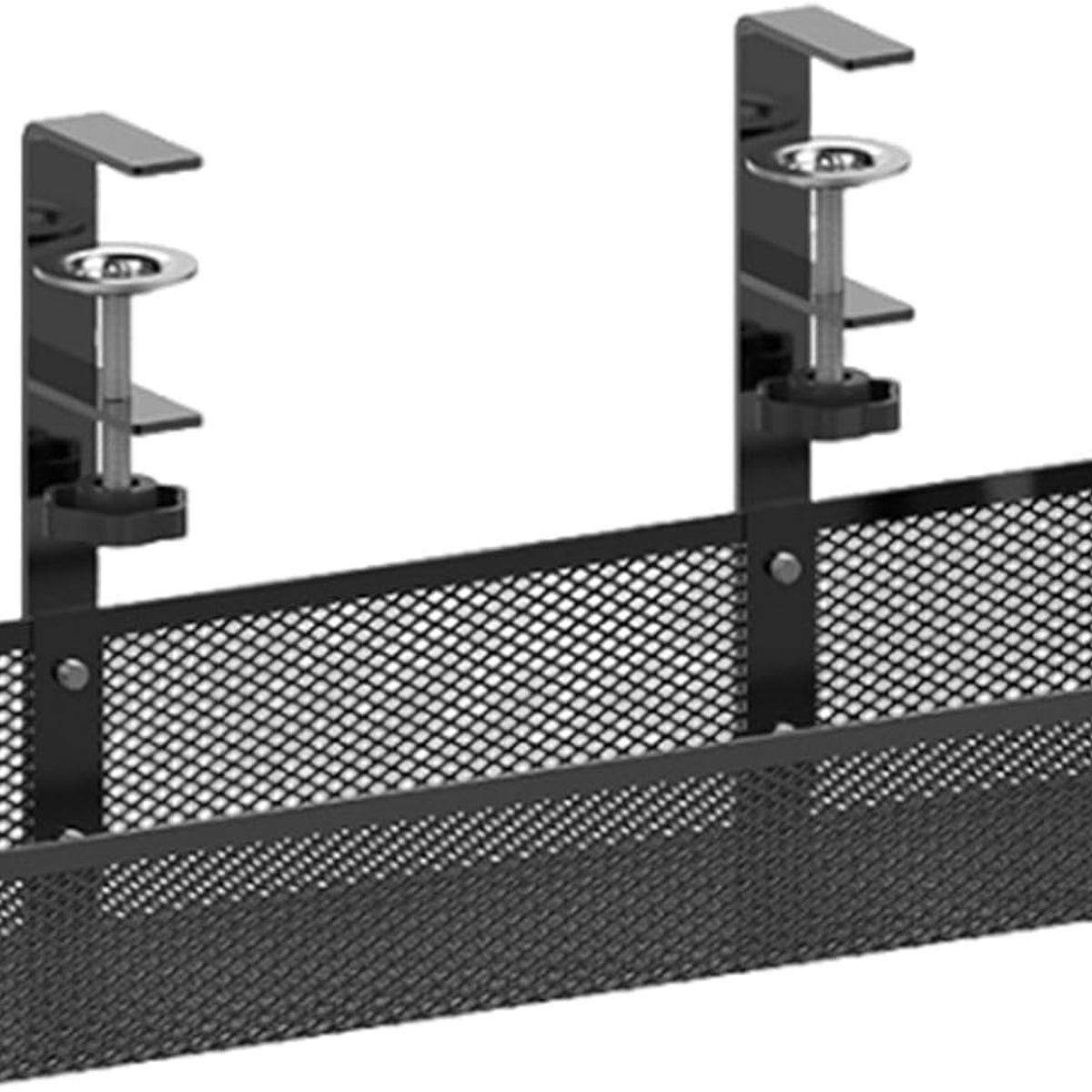 GENERICO - Bandeja Organizadora De Cables Negra Hanma Escritorio