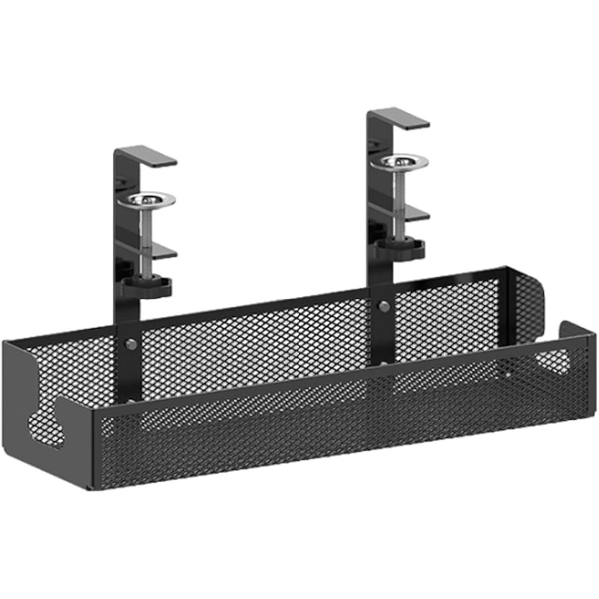 GENERICO - Bandeja Organizadora De Cables Negra Hanma Escritorio