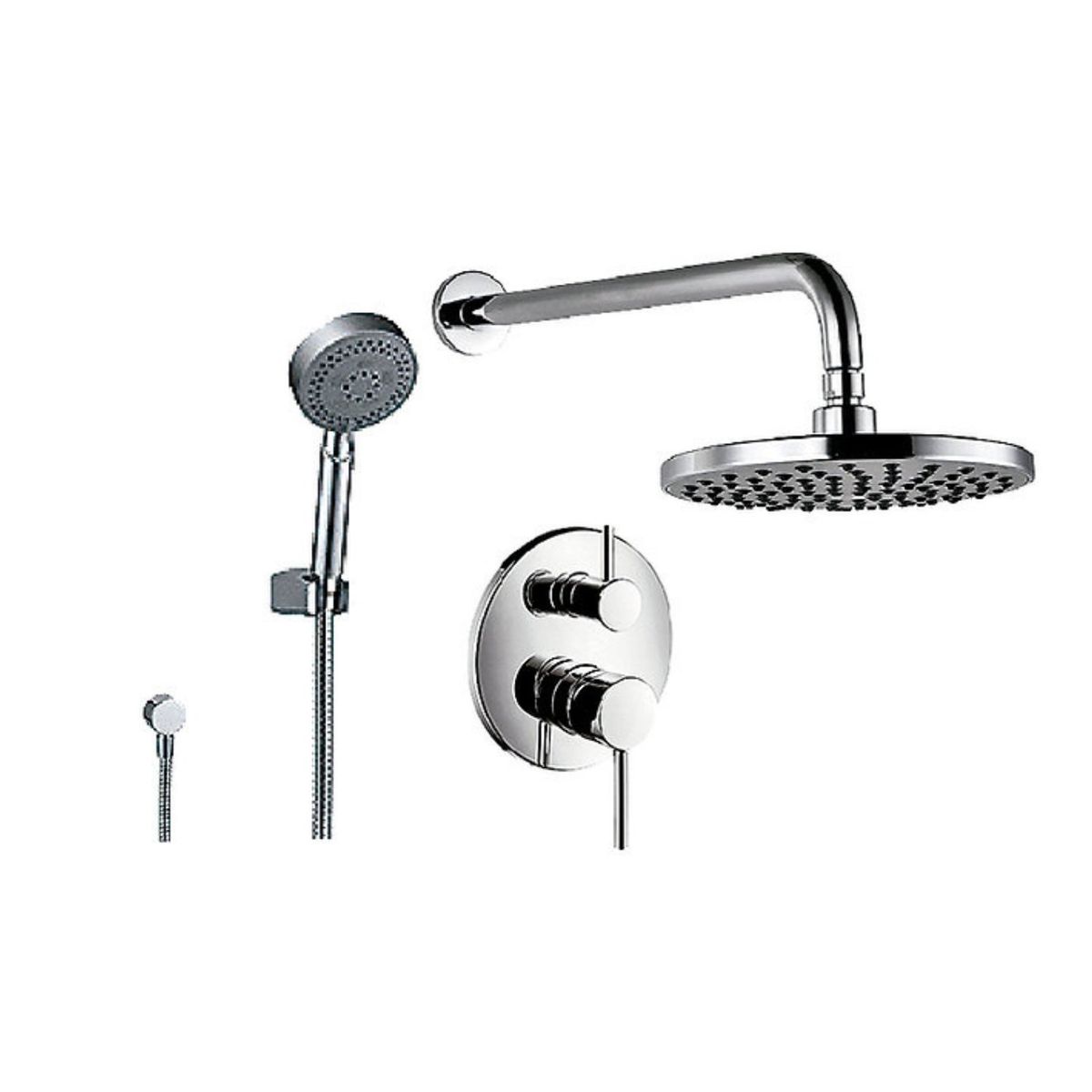 GENERICO - Kit Monocomando Ducha más Teléfono MT010D5