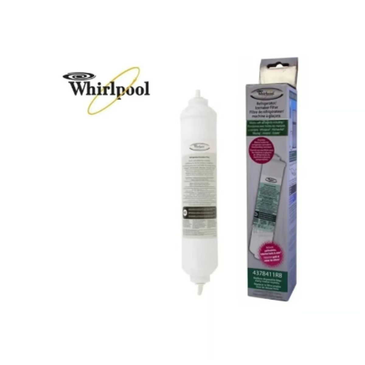 WHIRLPOOL - Filtro de Agua Refrigeradora Whirlpool 4378411RB