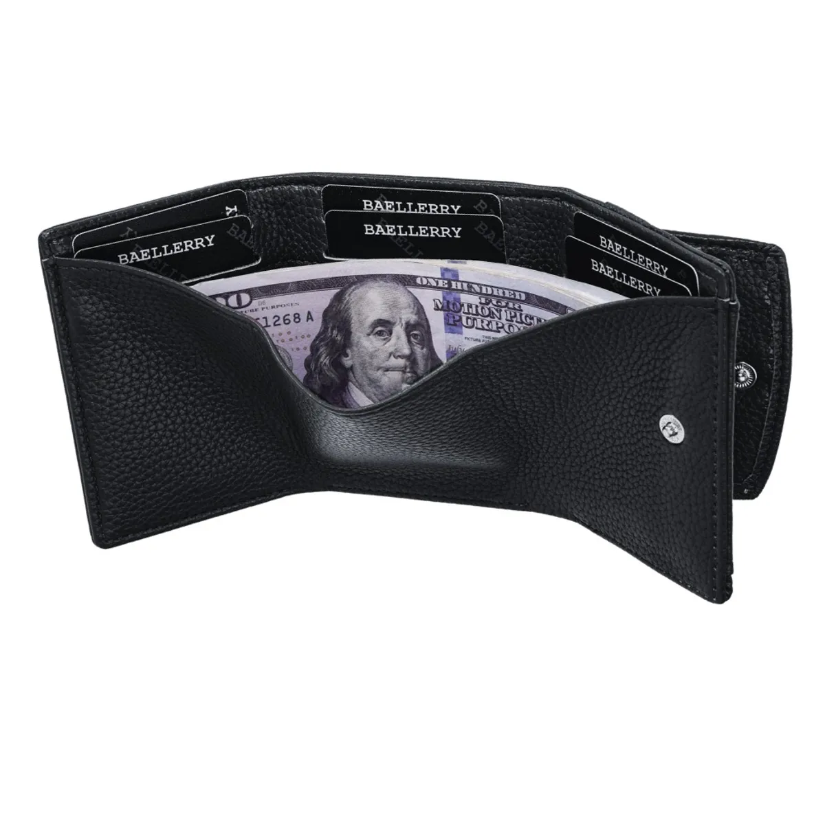 BAELLERRY - Billetera y monedero de cuero vegano NR115 Dama