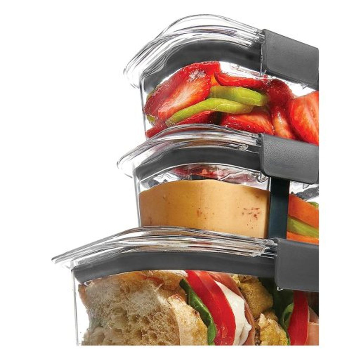 RUBBERMAID - Set de 3 herméticos de plastico Brilliance Rubbermaid Tritan 2024857