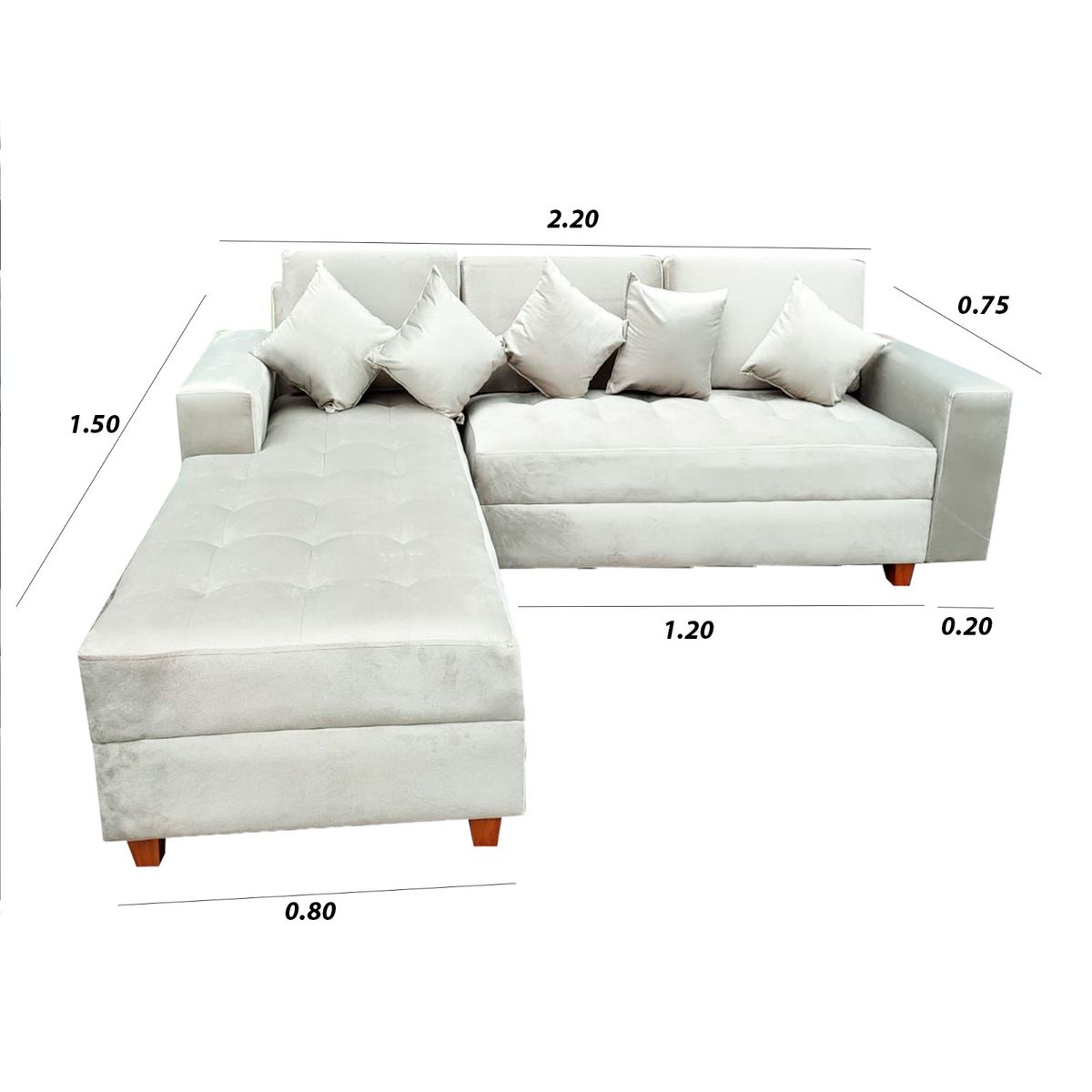 GENERICO - SECCIONAL MODELO LEONOR LADO IZQUIERDO