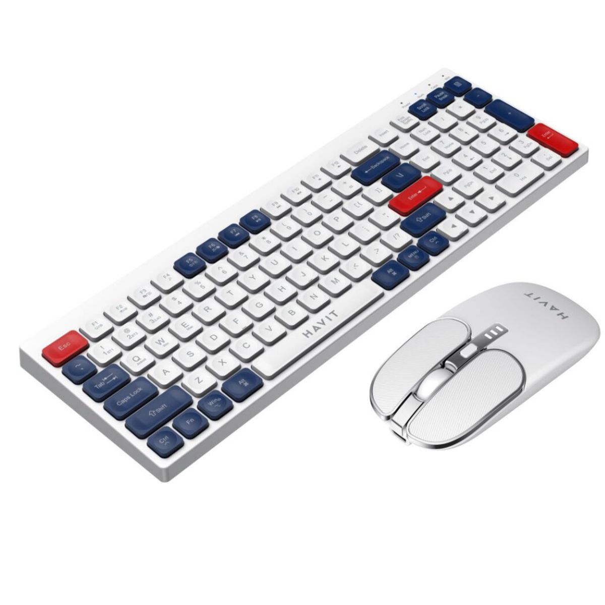 HAVIT - KIT TECLADO Y MOUSE HAVIT KB830W-SP INALAMBRICOBT
