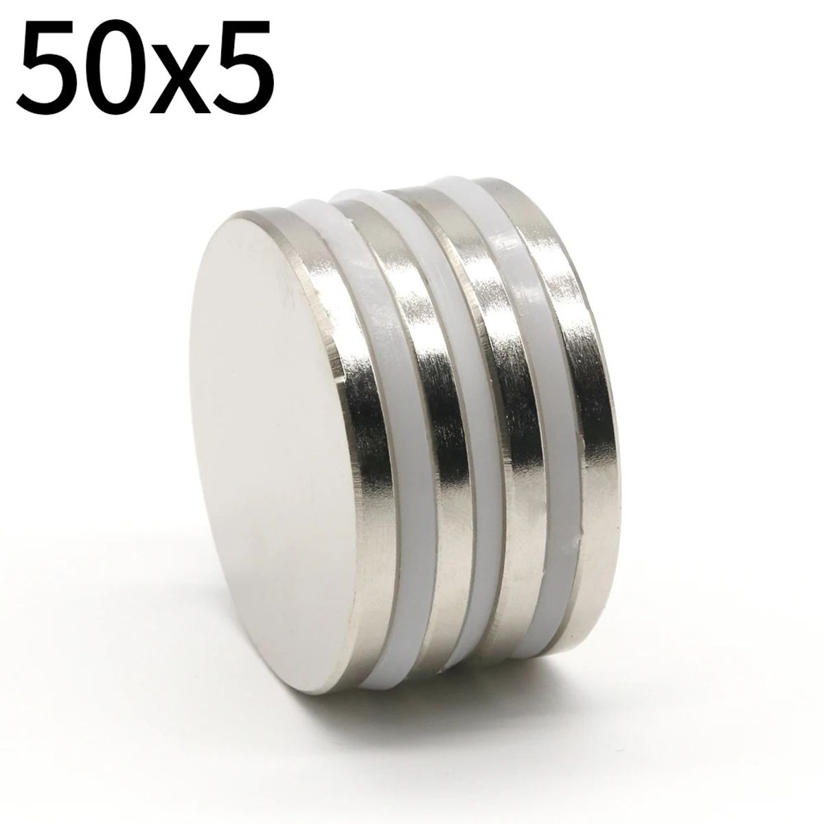 GENERICO - Iman De Neodimio Disco 50mmx5mm 1 unidad 4,500gauss