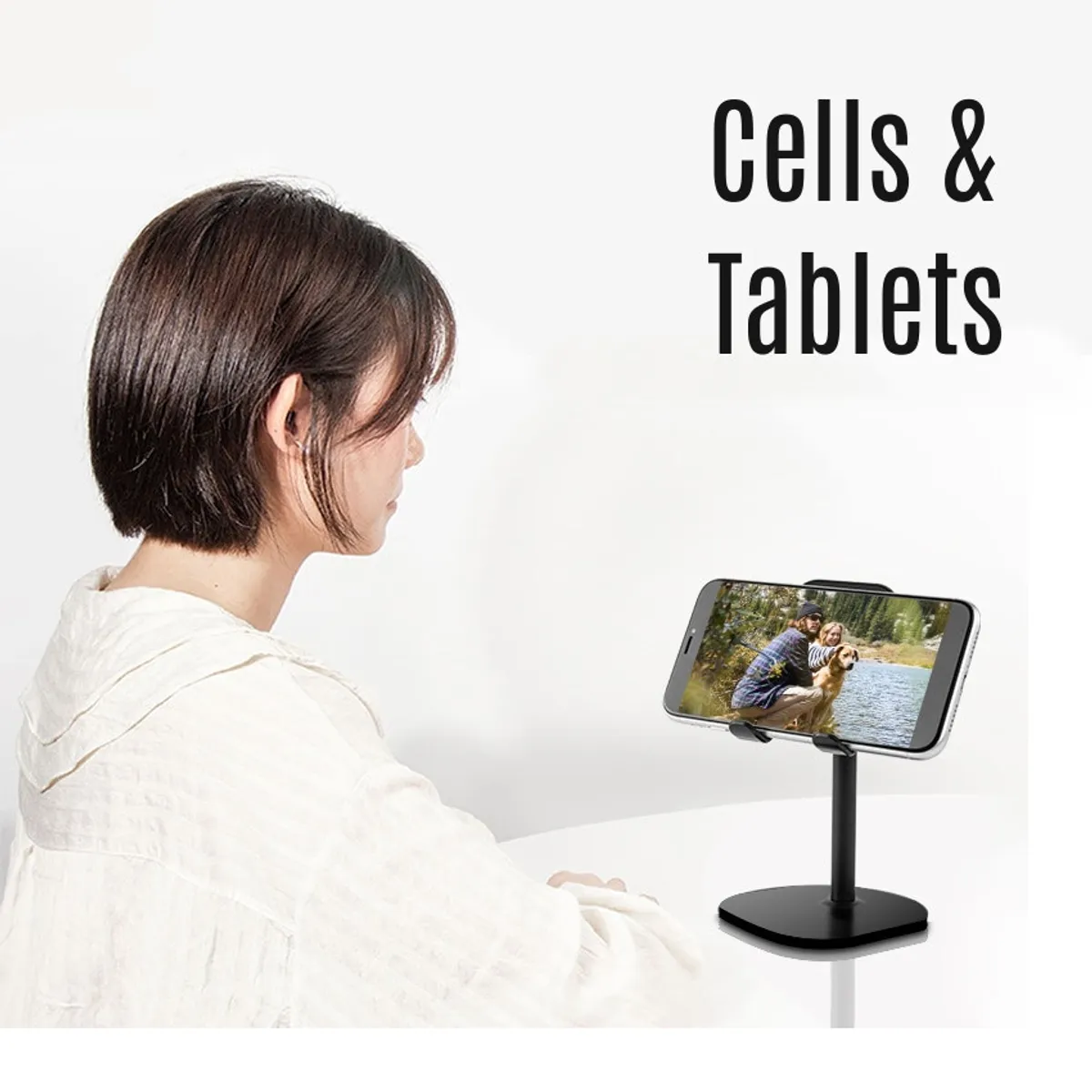 GENERICO - Soporte Parante Regulable Telescopica para Telefono Celular Tablet